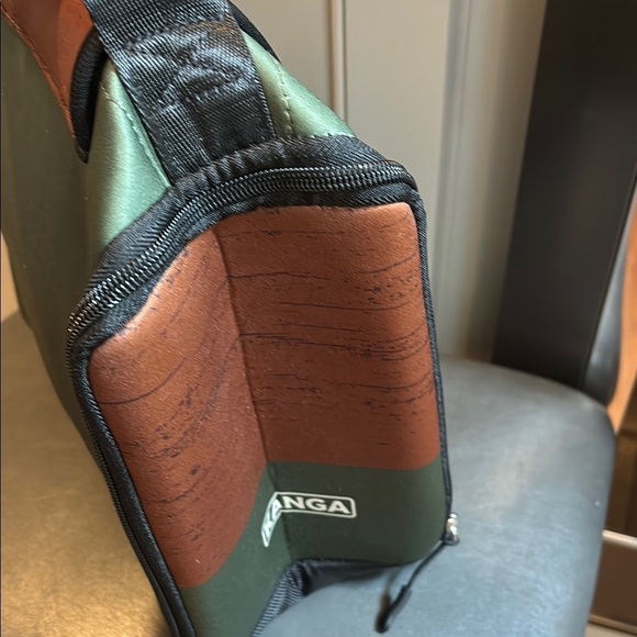 Kanga Coolers 12-Pack Kase Mate Green/ Woodgrain Handle Iceless - Picture 4 of 8